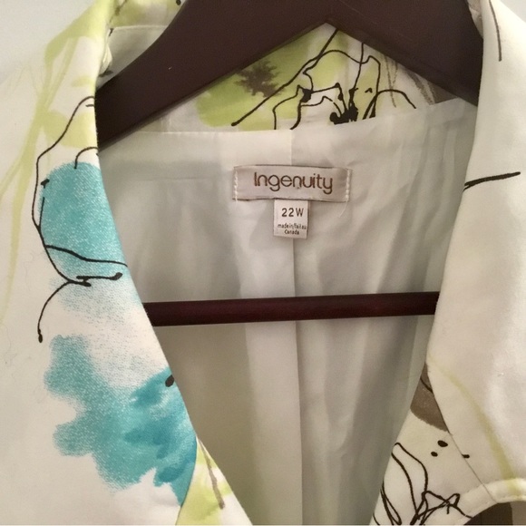 Ingenuity lined cotton snap jacket size 22W - Picture 3 of 8